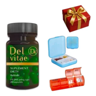 DEL VITAE Humic Acid Halloysite Full Cycle 28 Capsules + FREE — zdjęcie 1